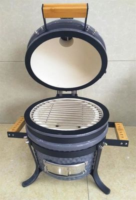 Kleiner keramischer Grill des Küchengeschirr-dunkelgrauer 12,5 Zoll-31.8cm