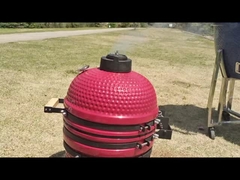 Holzkohle 22 Zoll-sternenklare Himmeloberfläche keramische Kamado-Grills GRILLEN Bambus-Handlle