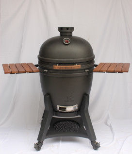 Keramisches Leder Glas Holzkohle Kamado Grill 27 Zoll BBQ